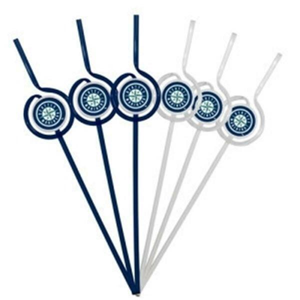 Pangea Brands Seattle Mariners Team Sipper Straws 1558001921